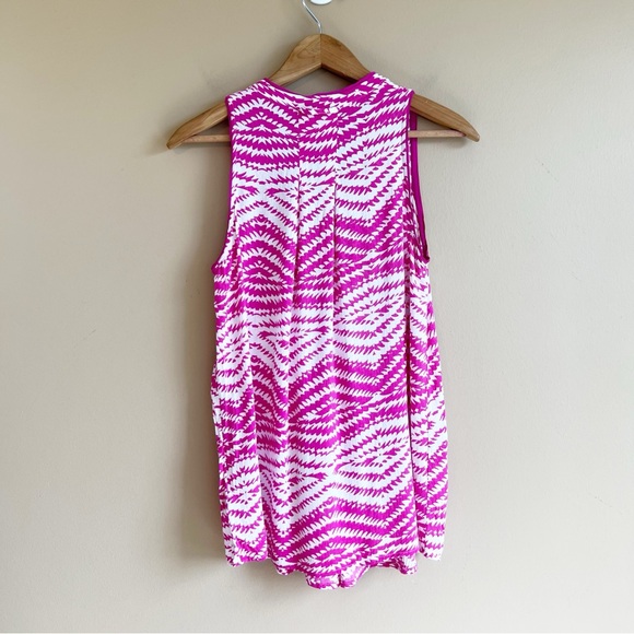 Sold Anthropologie MAEVE Ada Fuschia Sleevless Swing Top Size 4 - Picture 6 of 8